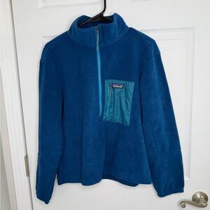 Patagonia Women's Microdini 1/2 Zip Pullover Lagom Blue, size Medium NWT